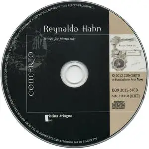 Reynaldo Hahn - Works for piano solo (2012) {4CD+DVD Box Set, Concerto Box 2015}