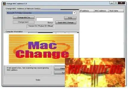 Change MAC Address v5.4 (A-MAC Address Changer)