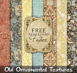 Old ornamental textures
