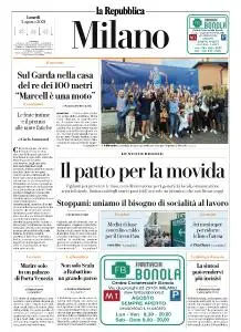 la Repubblica Milano - 2 Agosto 2021