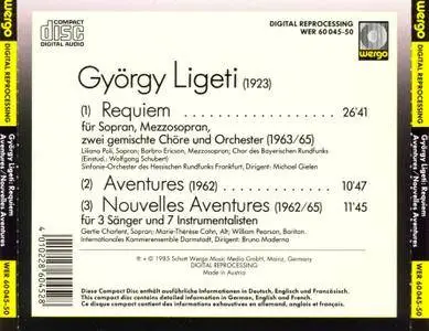 Gyorgy Ligeti - Requiem; Aventures; Nouvelles Aventures (1985)