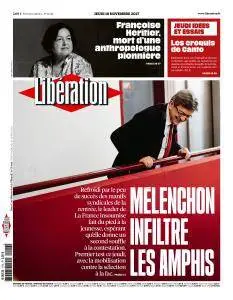 Libération du Jeudi 16 Novembre 2017