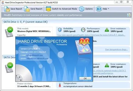 Hard Drive Inspector 4.27 Build 210 Pro & for Notebooks