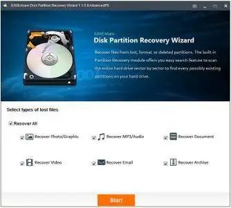 IUWEshare Disk Partition Recovery Wizard 1.8.8.8 Unlimited / AdvancedPE