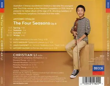 Christian Li, Melbourne Symphony Orchestra - Vivaldi: The Four Seasons (2021)