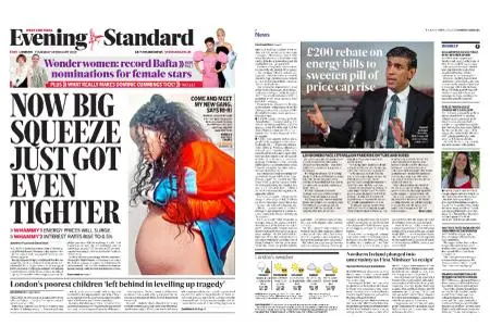 London Evening Standard – February 03, 2022