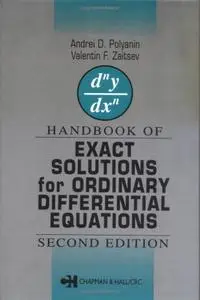 Handbook of Exact Solutions for Ordinary Differential Equations,( 2ndEdition)