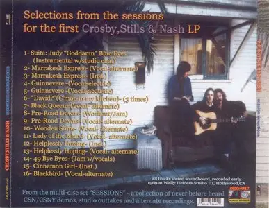 Crosby, Stills & Nash - Session Selections (2007) {Aurora Borealis/Original Master Series} **[RE-UP]**
