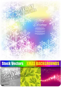 Xmas backgrounds - Stock Vector