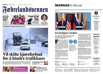 Fædrelandsvennen – 04. februar 2019