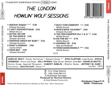 Howlin' Wolf - The London Howlin' Wolf Sessions (1971)