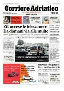 Corriere Adriatico Macerata - 19 Novembre 2017