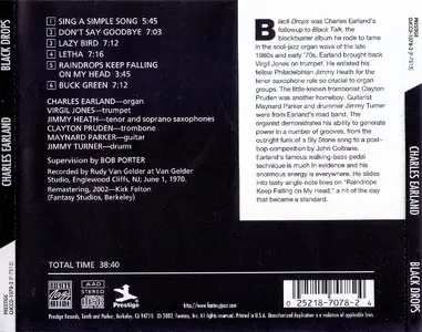Charlie Earland - Black Drops (1970) {Prestige}
