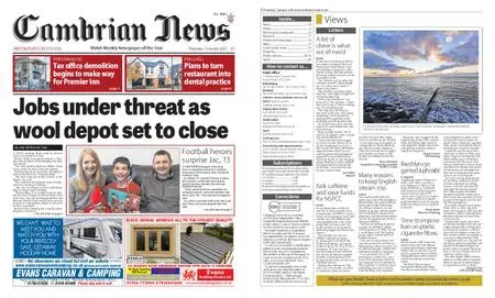 Cambrian News Arfon & Dwyfor – 08 January 2021