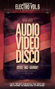 GraphicRiver Electro Flyer/Poster Vol. 6