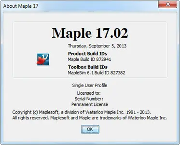 Maplesoft Maple 17.02 Update