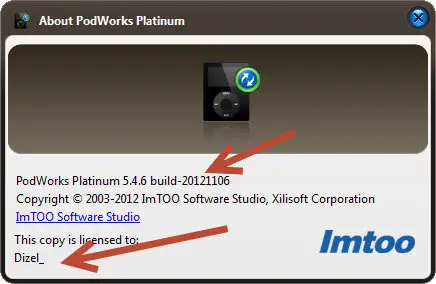 ImTOO PodWorks Platinum 5.4.6.20121106