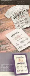 GraphicRiver 21 Hand Drawn Vintage Logos Bundle Volume 1