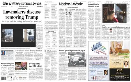 The Dallas Morning News – January 08, 2021