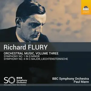 BBC Symphony Orchestra - Richard Flury- Orchestral Music, Vol. 3 (2023) [Official Digital Download 24/96]