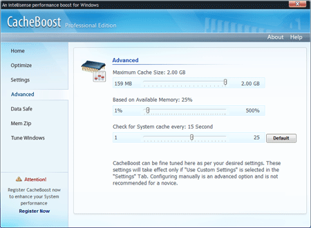 systweak CacheBoost Professional Edition v5.0.2.3