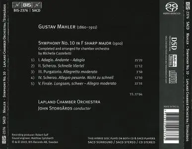 John Storgårds, Lapland Chamber Orchestra - Mahler: Symphony No.10 (2019)