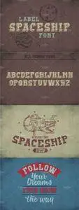 Spaceship Vintage Label Typeface