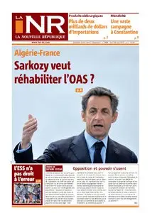 LA NOUVELLE REPUBLIQUE 21  22  23  24  25  26 AOUT 2010