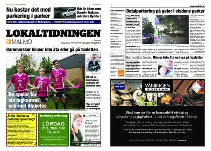 Lokaltidningen Malmö Centrum – 21 september 2019