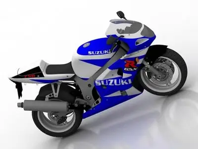 3D model of Motorcycle Suzuki