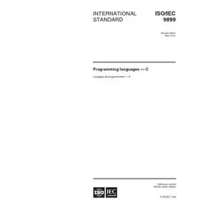 ISO/IEC 9899:1999, Programming languages -- C
