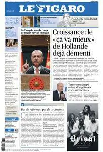 Le Figaro du Samedi 30 et Dimanche 31 Juillet 2016