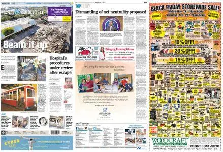 Honolulu Star-Advertiser – November 22, 2017