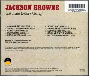 Jackson Browne - Jackson Browne (Saturate Before Using) (1972)