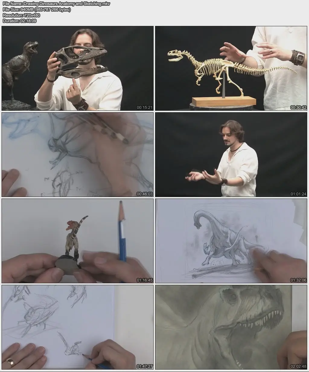 Drawing Dinosaurs: Anatomy and Sketching with David Krentz