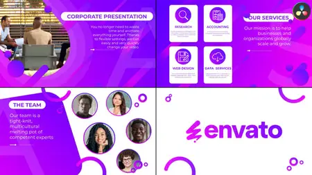 Modern Corporate Presentation for DaVinci Resolve 56778856