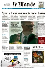 Le Monde du Mardi 11 Mars 2025