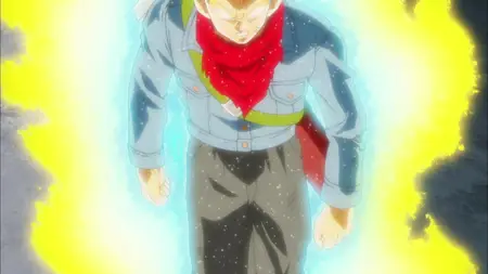 Dragon Ball Super (2015 S04E16 I Will Defend the World! Trunks Furious Burst of Super Power! ZR