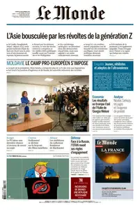 Le Monde du Mardi 30 Septembre 2025