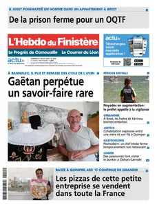Le Progrès Le courrier Le Progrès de Cornouaille - 31 Juillet 2026