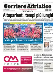 Corriere Adriatico Macerata - 12 Ottobre 2025