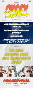 Puffy Kloky Bubble Graffiti Display J4J2KHN
