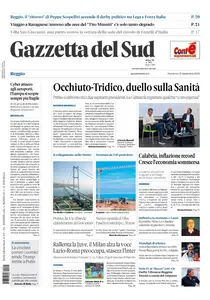 Gazzetta del Sud Reggio Calabria - 21 Settembre 2025