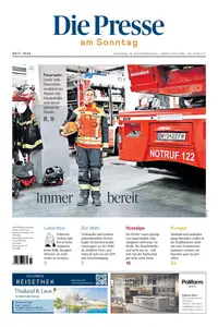 Die Presse am Sonntag - 15 September 2024