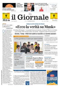 il Giornale - 23 Gennaio 2025