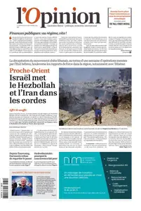 L’Opinion - 30 Septembre 2024