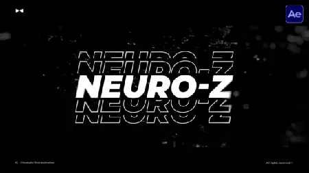 Cinematic Text Animation \ AE 57990443