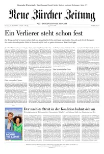 Neue Zürcher Zeitung International - 11 April 2026