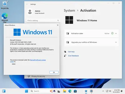 Windows 11 AIO 16in1 23H2 Build 22631.4169 (No TPM Required) Preactivated September 2024