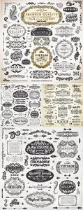 Vintage design elements 10